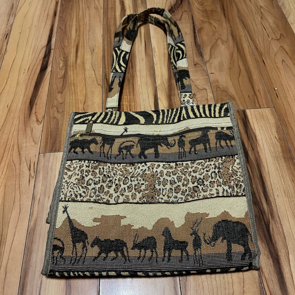 JANE Animal Print Tote Bag